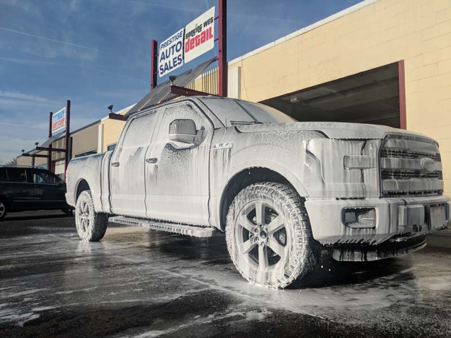 Interior & Exterior Car Detailing Holland, MI Soaking Wet Detail